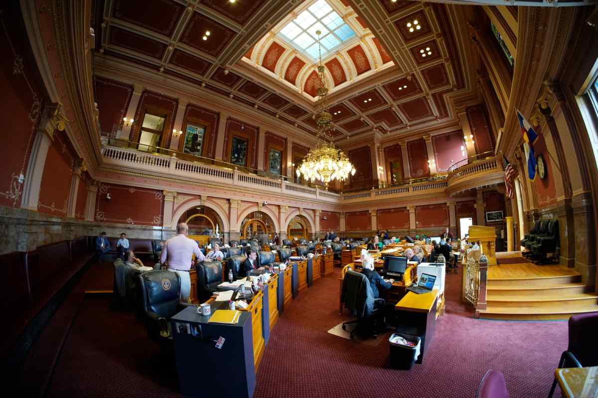 Colorado capitol Senate chambers