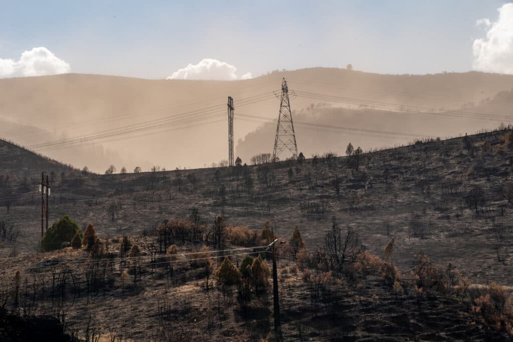 WILDFIRE LEE FIRE BURN SCAR 20250910