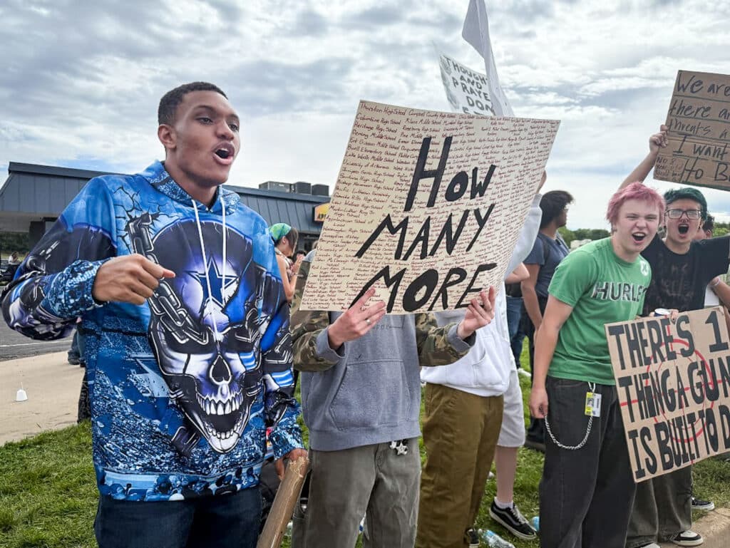 3-WHEATRIDGE ANTI-GUN PROTEST 20250912