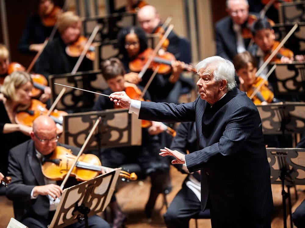 Christoph von Dohnányi led the Cleveland Orchestra for 18 years.