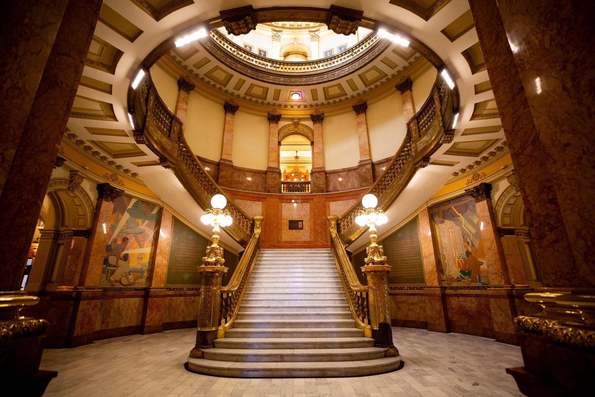 The Colorado State Capitol rotunda. Oct. 14, 2025.