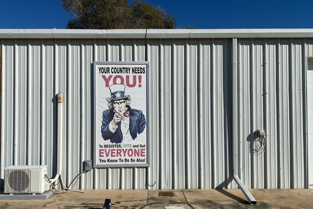 A sign on a wall