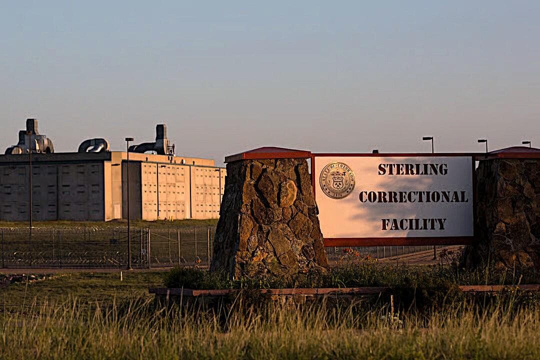 The Sterling Correctional Facility on the outskirts of Sterling in early August 2018. It’s the largest prison in the Colorado Department of Corrections system, and is among state prisons that are understaffed and overcrowded.
