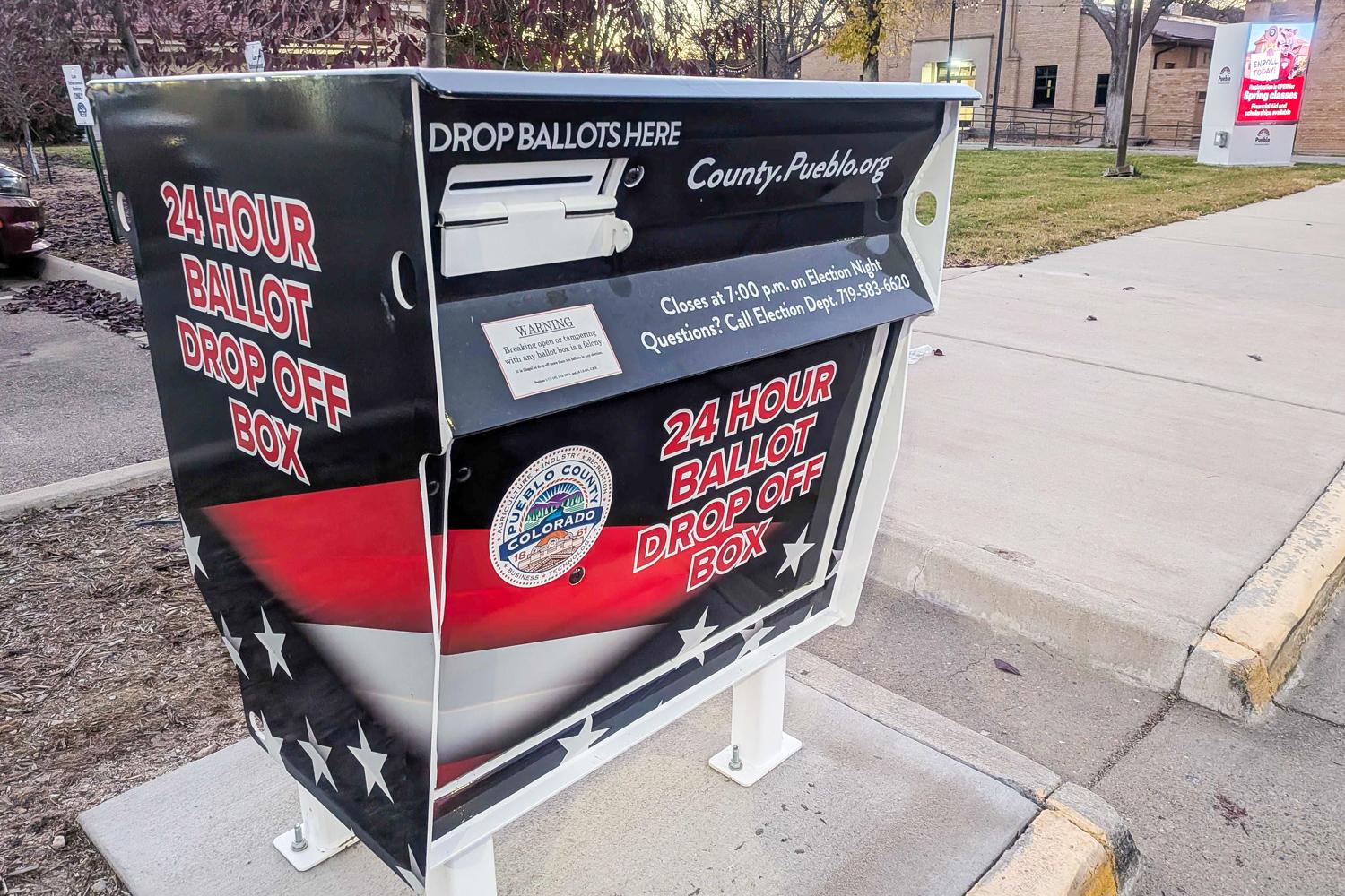 ballot box for pueblo county