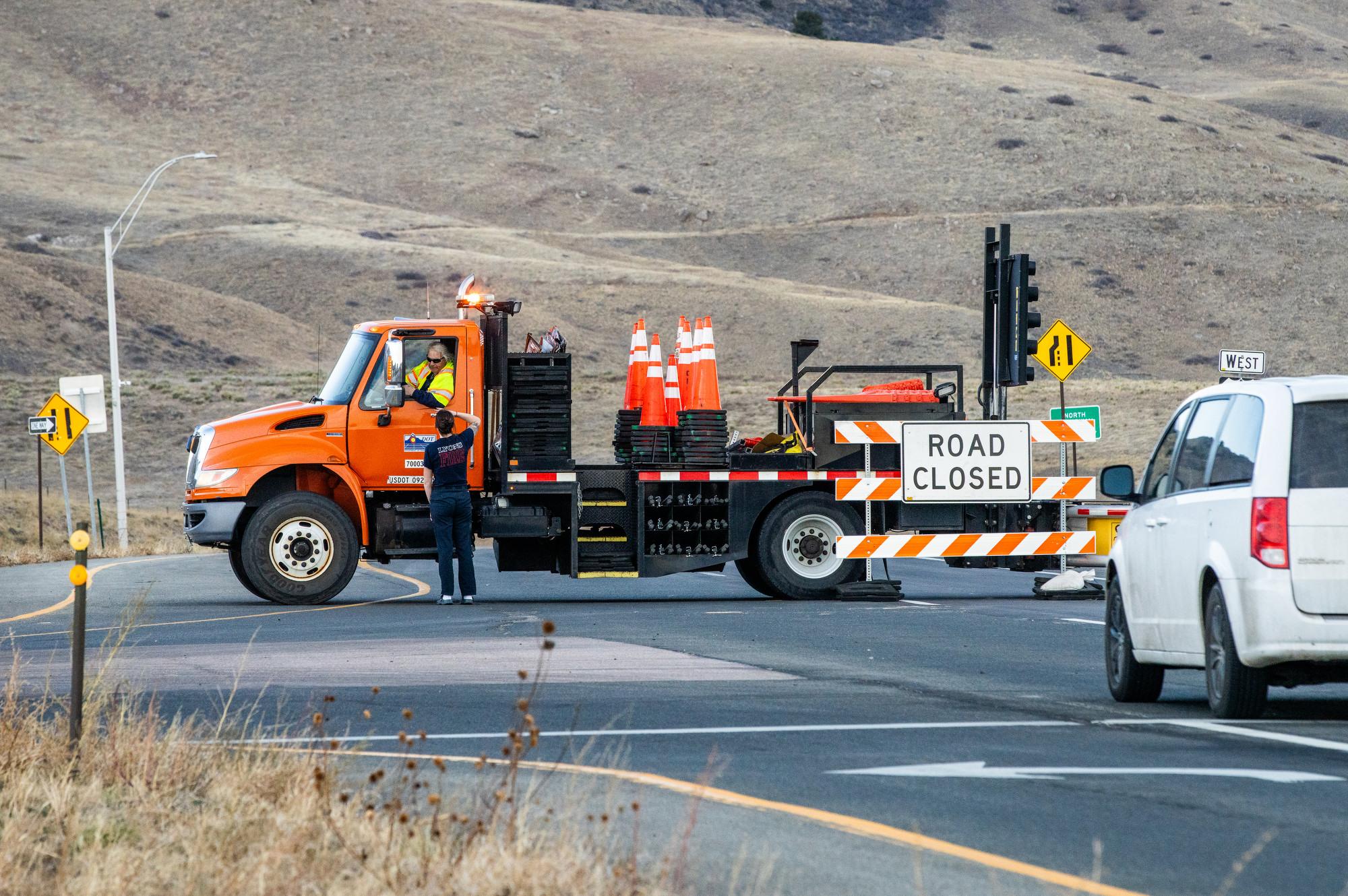 WEATHER WIND STORMS BOULDER ROADS CLOSED