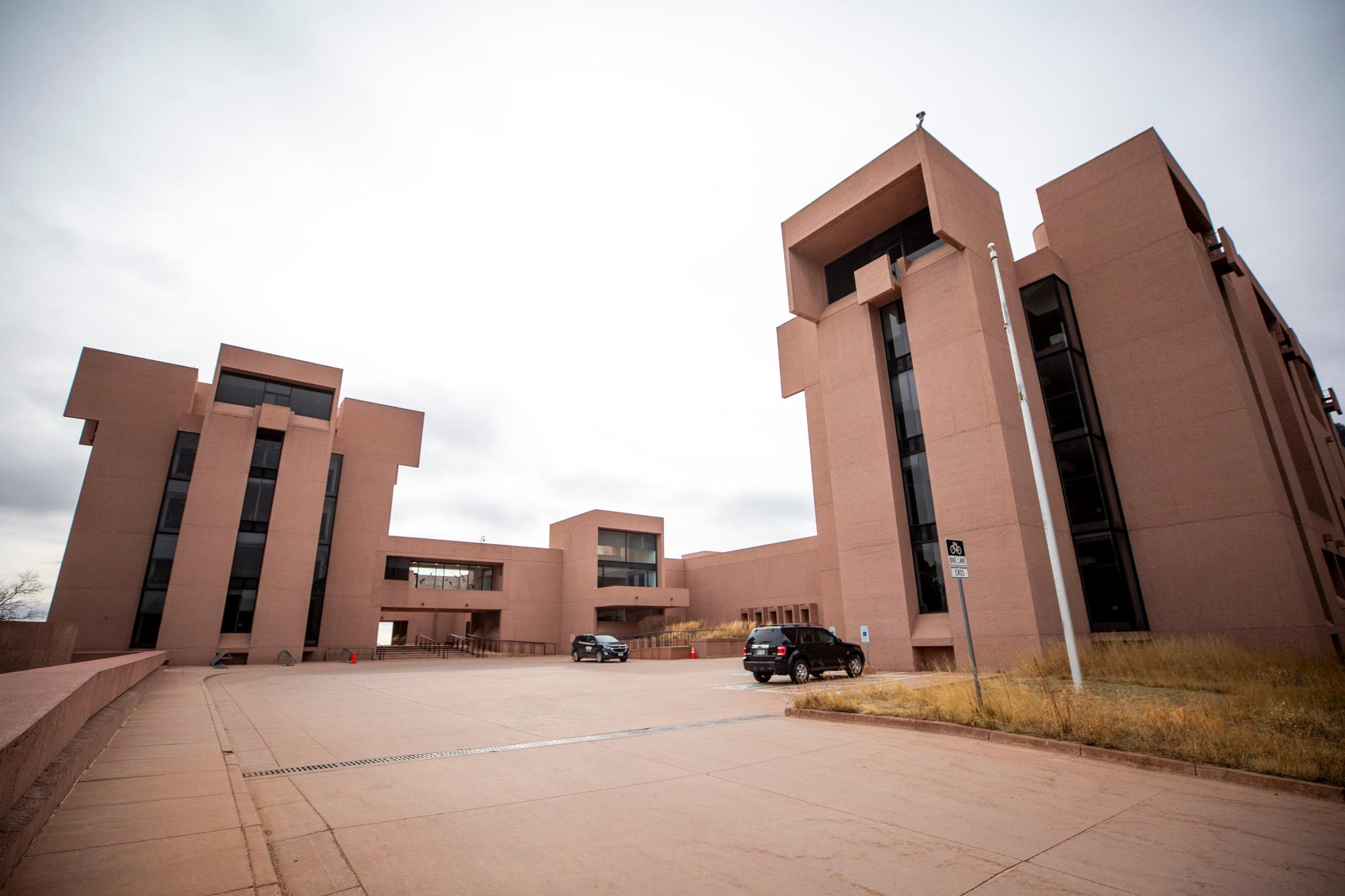 The National Center for Atmospheric Research, above Boulder. Dec. 20, 2025.