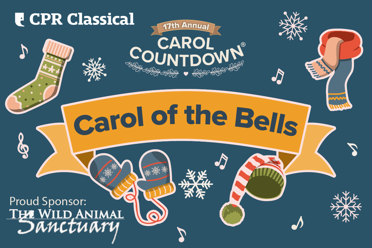 A festive graphic of a woolen mitten, a stocking cap, a fuzzy sock and a warm scarf.