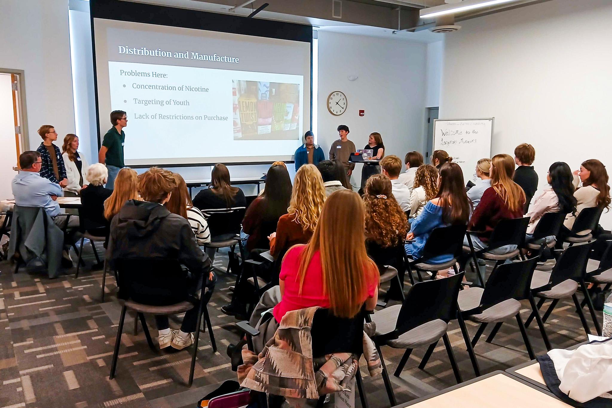 Doing Democracy Day at the Longmont Museum. March 11, 2026.