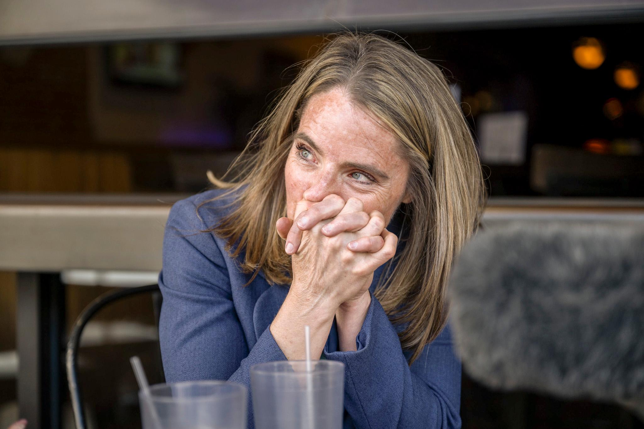 12th Judicial District Attorney Anne Kelly at lunch in Alamosa. May 21, 2026.