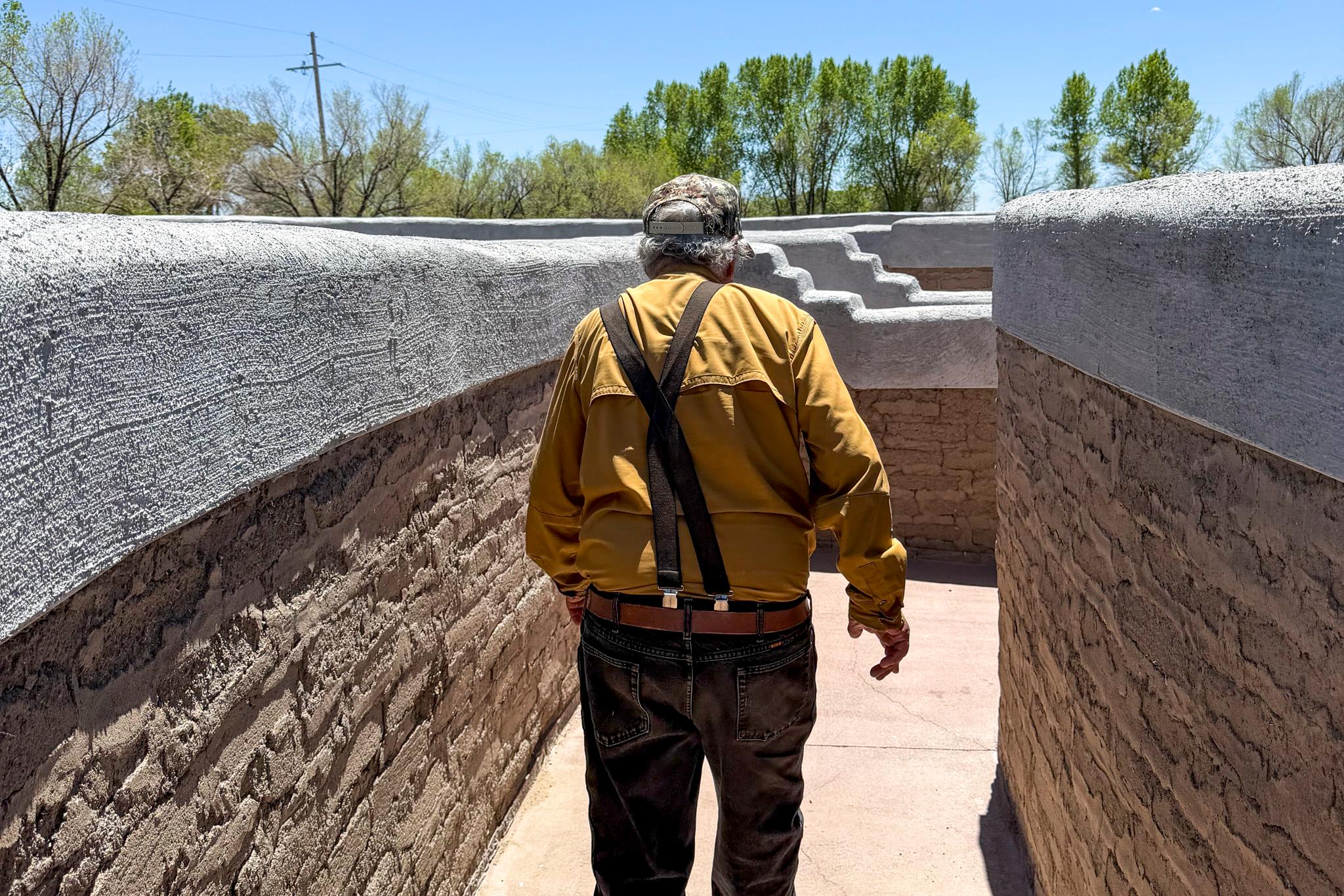 El Santuario de los Pobladores' labyrinth in Conejos. May 15, 2026.